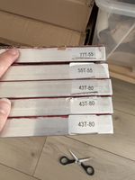 A3 aluminium screen printing frames x 5