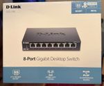 D-Link DGS-108 8-Port Gigabit Ethernet Switch