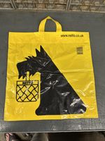 RARE VINTAGE NETTO WELDED HANDLE CARRIER BAG SCOTTIE DOG WITH BASKET