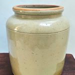 Vintage French Stoneware Confit Pot