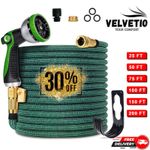 Expandable Garden Hose Pipe 10 Pattern Spray Gun Heavy Duty Flexible Water Hose