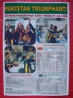 Pakistan 2009 ICC World Twenty20 winners - souvenir print