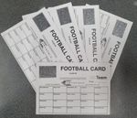 5 -10 - 20 - 50 Football Charity Fundraising Scratch Cards 20 Teams Social Clubs