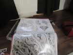 Set Of 38 A3  Tattoo Flash Sheets in a folder from late 90s