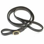 NEW Premium Leather LEADREIN showing Black or Brown 1/2 or 3/4 inch Pony Horse