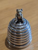 Sterling Silver Baby Tooth Keepsake Box – Beehive Design