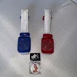 Coldplay Wristbands x2 - A Head Full Of Dreams London Concert  + pin badge - UK