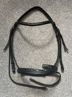 Sabre Cavesson Bridle - Black - Full Size