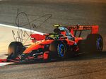 Lando Norris Hand Signed McLaren MCL40 - Bahrain 16x12 Photo COA + PSA QO CARD 2