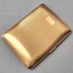 VINTAGE  BRASS COLIBRI CIGARETTE CASE