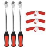 🇬🇧3x Heavy Duty Tyre Levers With Handle Motocross Enduro Husqvarna Ktm Gas Gas