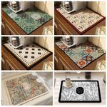 Diatom Mud Dish Drying Mat Washing Up Towel Kitchen Sink Drainer 30x40 cm
