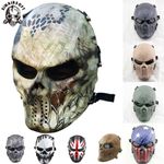 Skull Ghost Full Face Mask Skeleton Tactical Paintball Airsoft CS Warrior Games