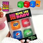 Needoh Nice Ice Cube Fidget Toys Slow Rebound Squishy Toys Stress Reliever Mini 