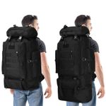100L Hiking Camping Backpack Extra Large Molle Rucksack Mens Outdoor Luggage Bag
