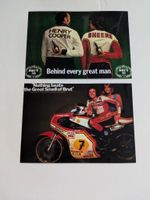 MOTOR RACING LEGEND BARRY SHEENE WORLD CHAMPION BRUT 33 ADVERT PHOTOGRAPHS