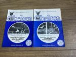 2 x Chelsea FC European Cup Winners Cup Programmes 1971/72 Atvidaberg & Jeunesse