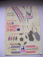 1985 FA Charity Shield Programme Everton v Manchester United Football Programme