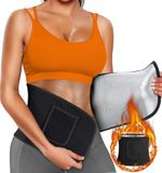 Women Men Waist Trimmer Sauna Sweat Cincher Body Shaper Workout Sports Girdle