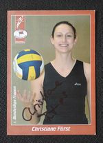 16651 Christiane Prince Volleyball Autograph Card Original Signed