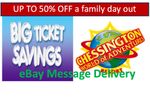 4 x DISCOUNTED ENTRY TICKETS  Chessington World of Adventures EXPIRES 30/06/26 ✅