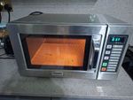 Panasonic NE-1037 20L 1000W Stainless Steel Silver Countertop Microwave, Digital