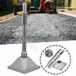 Hex Chisel Tool Tamper Shank + Plate 1-1/8" for Electric Demolition Jack Hammer