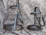 SOFT LEATHER IN-HAND NATIVE FILLY SLIP SHOW BRIDLE 