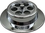 Mcalpine BATHGRID-CP Bath Overflow Grid Chrome Plated (70mm Width)