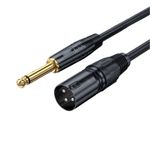 0.5m/1m/2m/3m/5m- 30m XLR 3 Pin Plug to 6.35mm Male Mono Guitar Jack Plug Cable