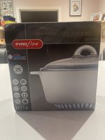 Pyrex Pyroflam 1 Litre 16cm Round White Casserole Dish with Clear Lid BNIB