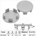 4x Alloy wheel center caps centre universal rim hub 54x47mm Fits Vauxhall Opel