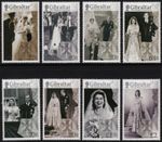 QEII & Prince Philip Royal Wedding 70th Anniv. £6.76 FV Stamp Set 2017 Gibraltar