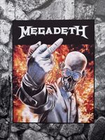 LARGE SEW ON PRINTED JACKET BACK PATCH ~ 11 x 14.5 INCHES ~ MEGADETH