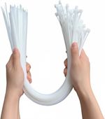 zuizhan Heavy Duty Cable Ties 100 Pack - 400mm x 9mm Extra Long Large Zip Ties, 