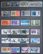 GB QEII 1965 Commemorative Stamps Year Set (9 sets) - MNH (see description)