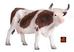 Simmental Cow Cattle Farm Toy Model Figure by Mojo Animal Planet 387220 New