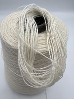 500g Cone 100% Wool Hosiery Twist 3 Ply Knitting Yarn. Undyed. 2/12nm. UK Spun