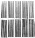 40mm MODEL CORRUGATED METAL PANELS FOR OO/HO GAUGE BUILDINGS - BULK PACKS