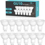GU10 LED Bulbs, Cool White 6000K LED Light Bulbs,7W 500lm Energy Saving GU10 Bu
