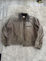 Carhartt Men’s  brown Detroit Blanket Lined Zip Worn 6BLJ