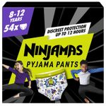 Pampers Ninjamas Pyjama Pants Unisex Spaceships, 8-12 Years, 54 Pyjama Pants,