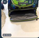 Smiggle Minecraft Creeper Insulated Kids Lunch Bag Green/Black Medium