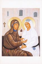 Julian Of Norwich & Margery Kempe Painting Anchoress Postcard