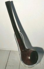 MAYFAIR BriarWood Smoking Tobacco Pipe CHEHOSLOVAKIA Vintage + Stand