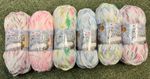 4 x 100g King Cole Cherish Dash D/K Baby Wool/Yarn for Knitting & Crochet