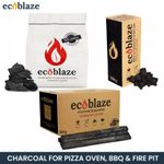 Ecoblaze Restaurant Grade Charcoal for Pizza Oven, BBQ & Fire Pit 10kg or 20kg