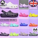 CROCS 22 Colours Classic Clogs Men Women Lightweight Sandal Holiday Slipper UK