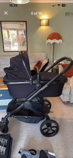 iCandy Peach 7 Black Edition Duopod Complete Bundle Plus Chicco Baby carrier