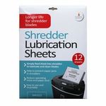 Cathedral Paper Shredder Lubrication Oil Sheets- 2 X Pack of 12(24 Sheets Total)